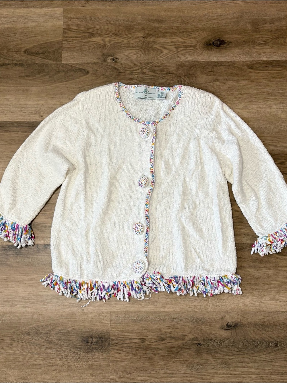 Design Options white sweater